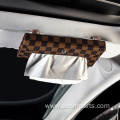 Waterproof car tissue holder sun visor napkin case